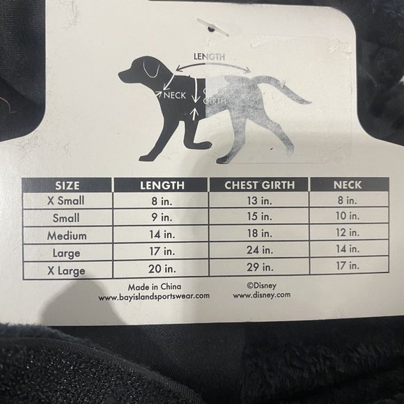 Disney MIickey Mouse Pet Dog Hoodie New with Tags Size XL 20"x29"x17" Halloween - Picture 5 of 7